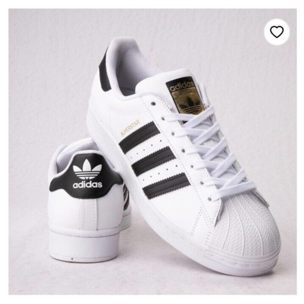 Adidas Mens Superstar C77154 White Casual Shoes Sneakers Size 6.5/‎ W8